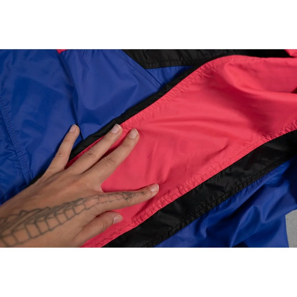 Vintage 90s The North Face Sidetracks Packable Jacket USA Made Colorblock